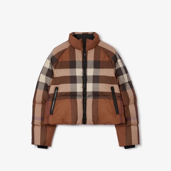 Burberry | Jackets & Coats | Burberry Check Cropped Puffer